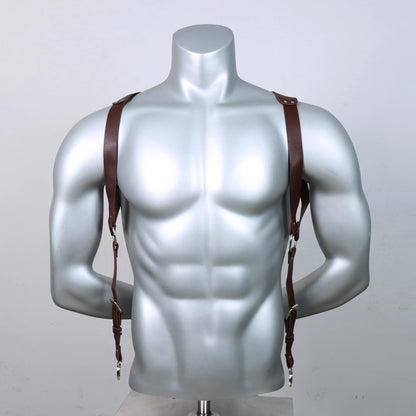 Leather Shoulder Straps Suspenders