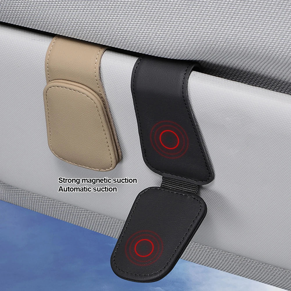 Smart Car Sun Visor Glasses Clip