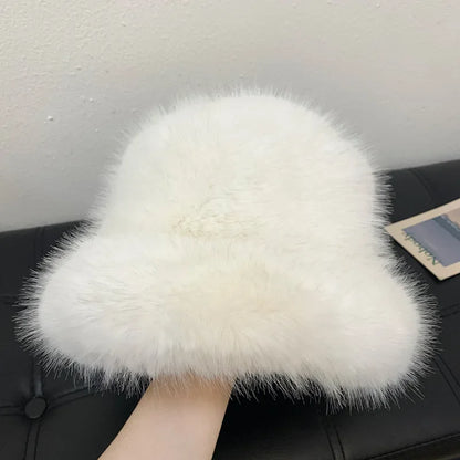 Zanoria Fur Bucket Hat