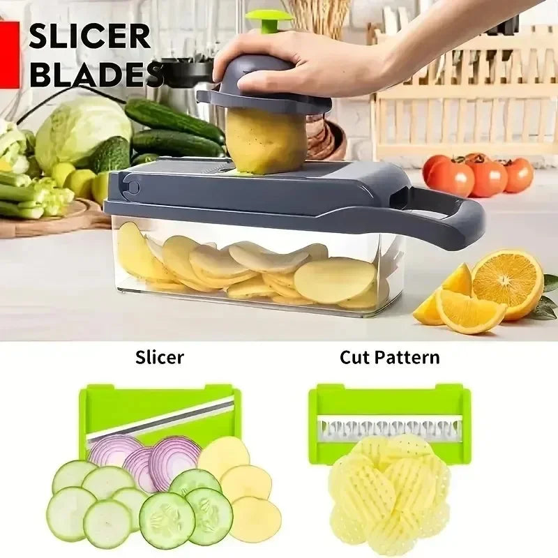 VeggieChopper™ Chop-Slice-Dice Set