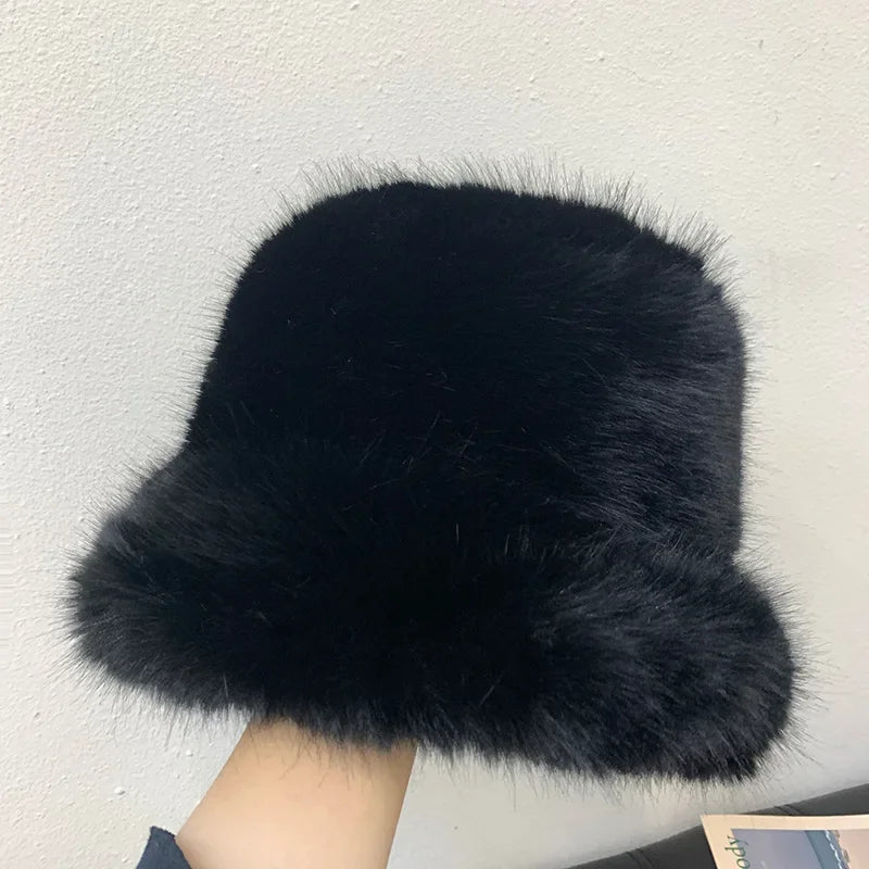 Zanoria Fur Bucket Hat