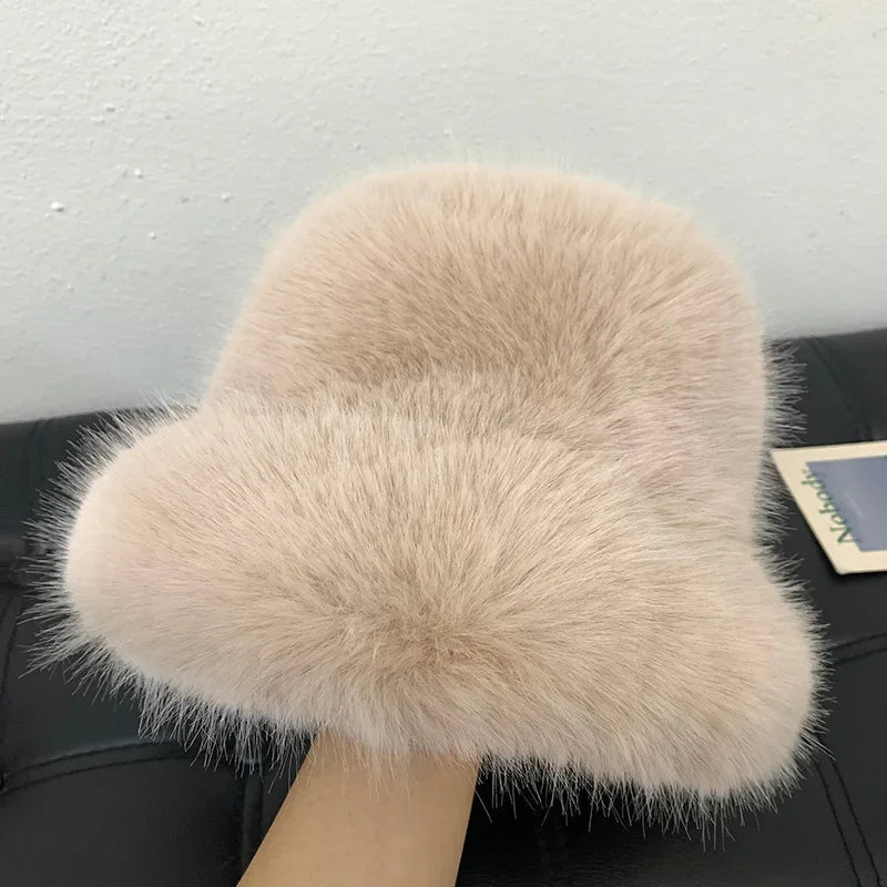 Zanoria Fur Bucket Hat