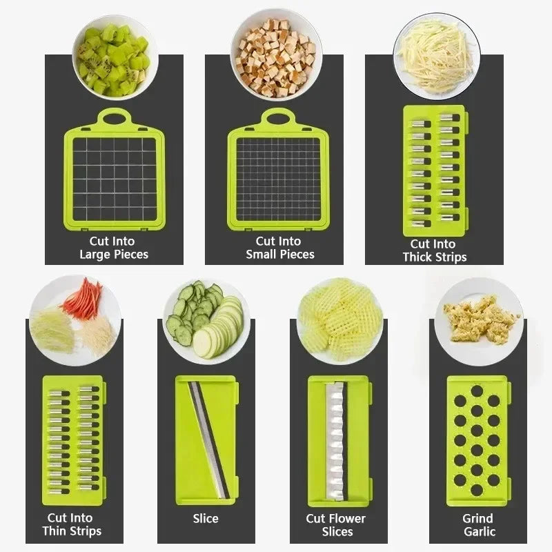 VeggieChopper™ Chop-Slice-Dice Set