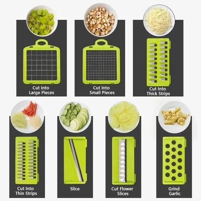 VeggieChopper™ Chop-Slice-Dice Set